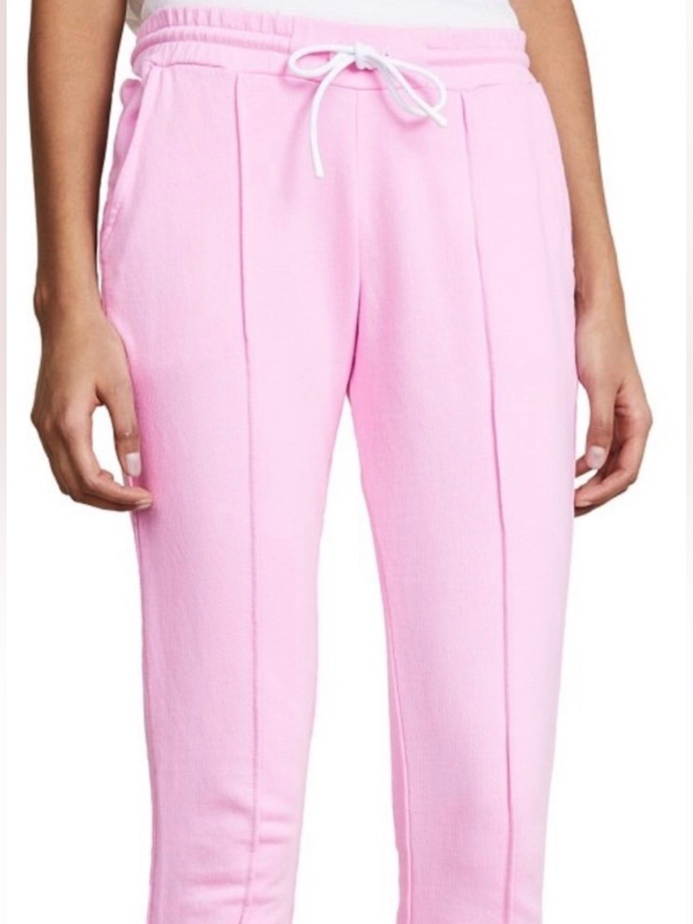 Cotton Citizen Women’s High Rise Waist Cotton Joggers Sweat Pants Pink Lounge XS